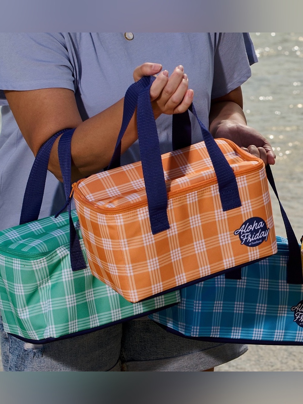 NEW Foodland Palaka cooler bags(2)